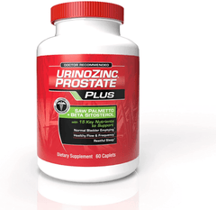 Urinozinc plus - Prostate Supplement with Beta Sitosterol & Saw Palmetto – Reduce Frequent Urination Concerns & Support Your Prostate Health, 60 Caplets - vitamenstore.com