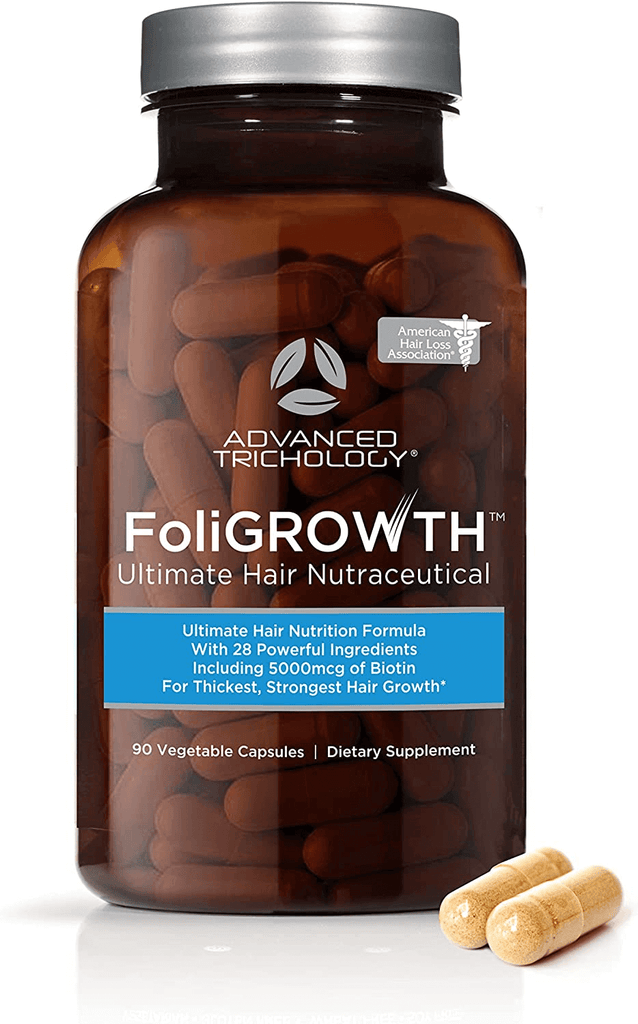 Foligrowth™ Hair Growth Supplement for Thicker Fuller Hair | Approved* by the American Hair Loss Association | Revitalize Thinning Hair, Backed by 20 Years of Experience in Hair Loss Treatment Clinics