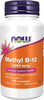 NOW Supplements, Methyl B-12 (Methylcobalamin) 1,000 Mcg, Nervous System Health*, 100 Lozenges