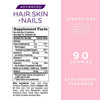 Nature'S Bounty Advanced Hair, Skin and Nails Strawberry Gummies, 6000Mcg Biotin, 90 Ct.