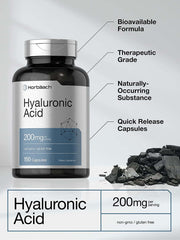 Hyaluronic Acid Supplement | 200 Mg | 150 Capsules | Non-Gmo and Gluten Free Supplement | by Horbaach - vitamenstore.com