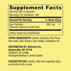 SV Saw Palmetto 450Mg, 200 Caps - vitamenstore.com