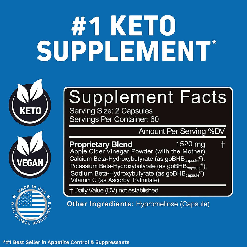 Herbtonics Apple Cider Vinegar Pills plus Keto BHB with Keto Gummies with MCT + Collagen | Weight Support Supplement | Hair Growth, Skin Care, Strong Nails, and Joint Support