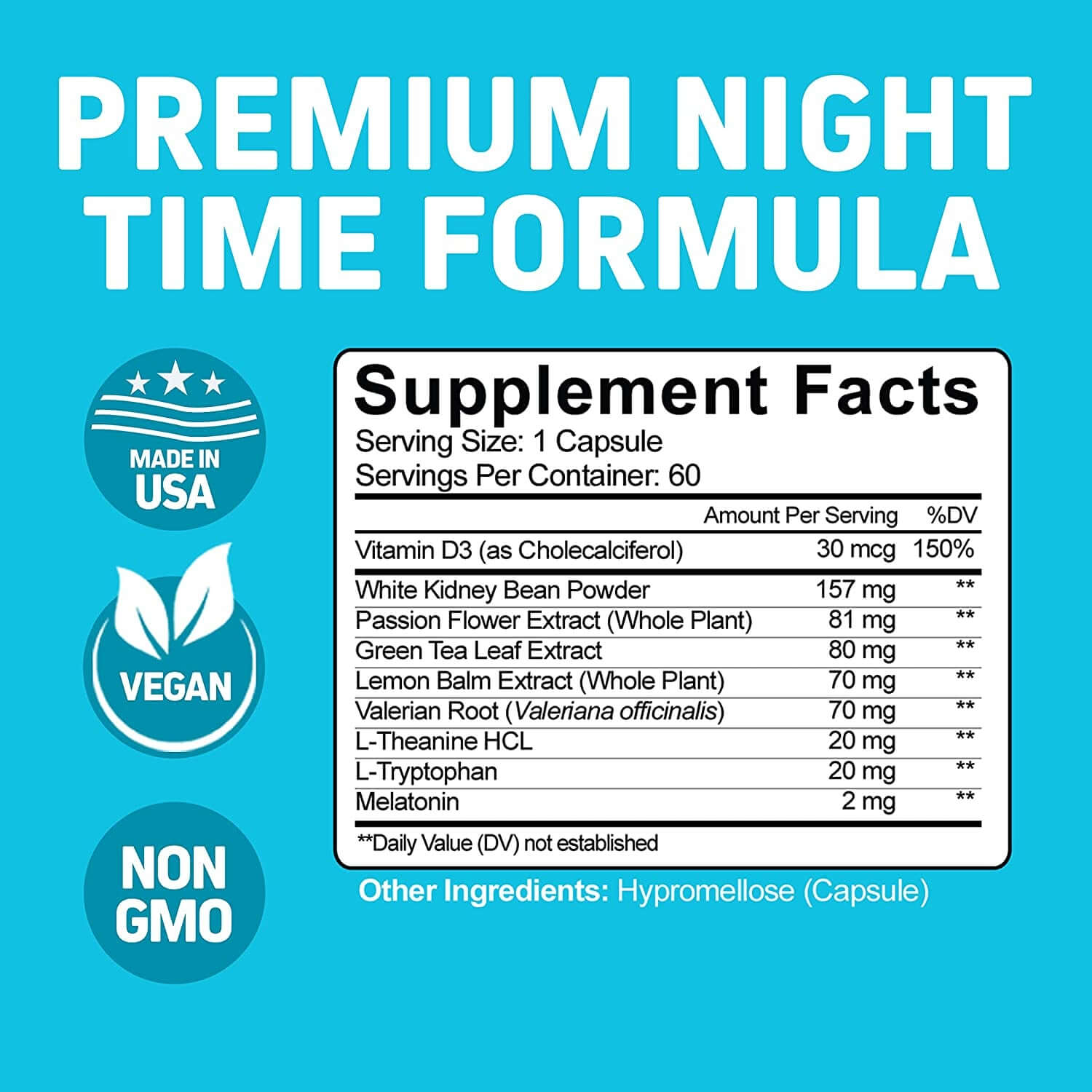 Night Time Weight Supplement with Melatonin to Support Sleep & Metabolism | Melatonin & L-Theanine for Women and Men | Non-Gmo, Vegan Friendly Capsules - vitamenstore.com