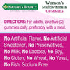 Nature'S Bounty Optimal Solutions Women'S Multivitamin Gummies, Dietary Supplement, Raspberry Flavor, 80 Count